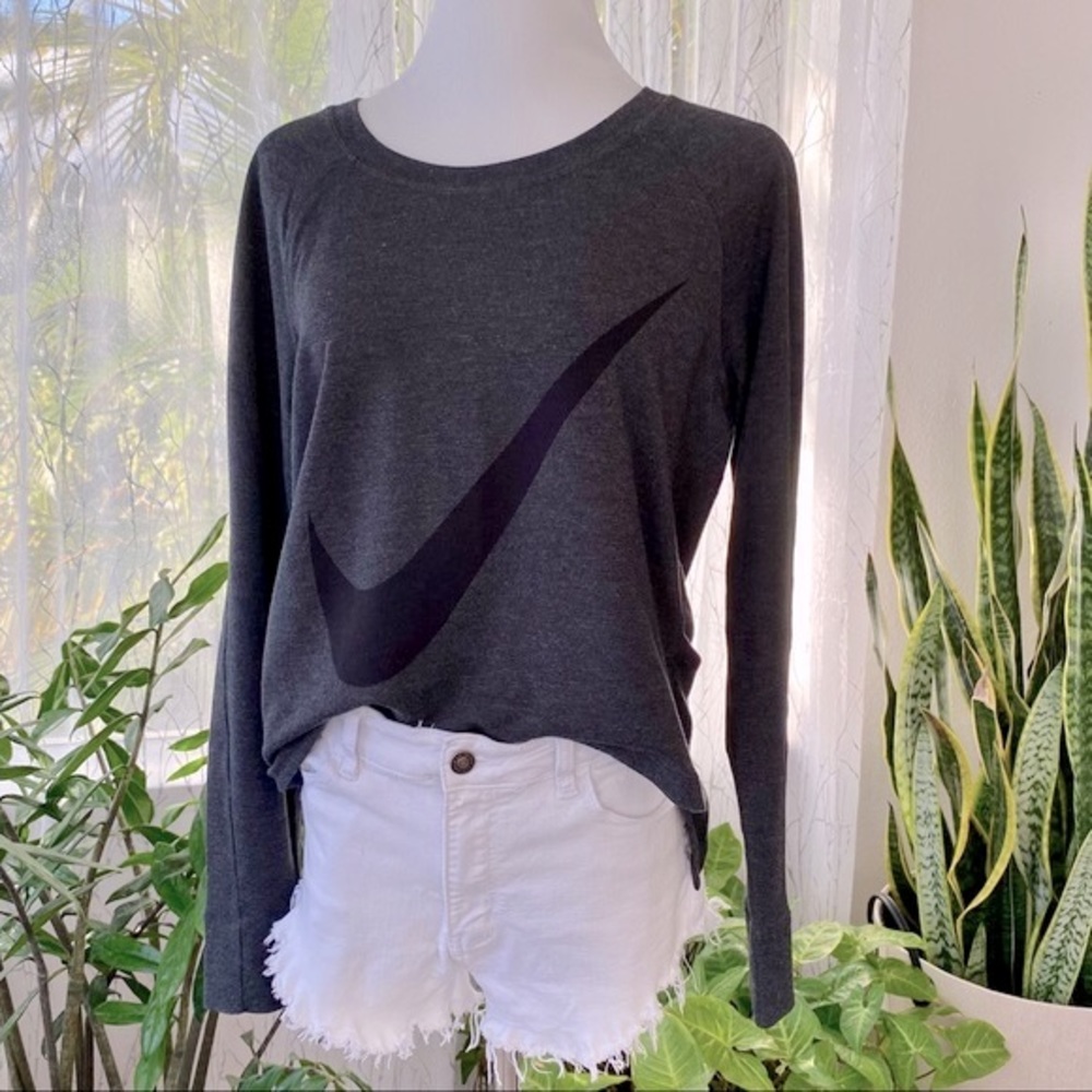NIKE Dri-Fit Crop Asymentric Top